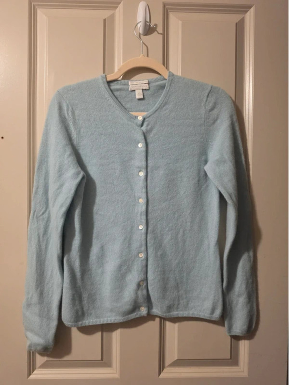 Charter Club 2-Ply Cashmere Cardigan S
